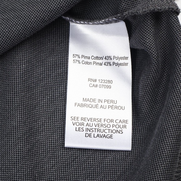 Travis Mathew Golf Polo Shirt Mens XL Dark Gray Pima Cotton Blend - Picture 10 of 12